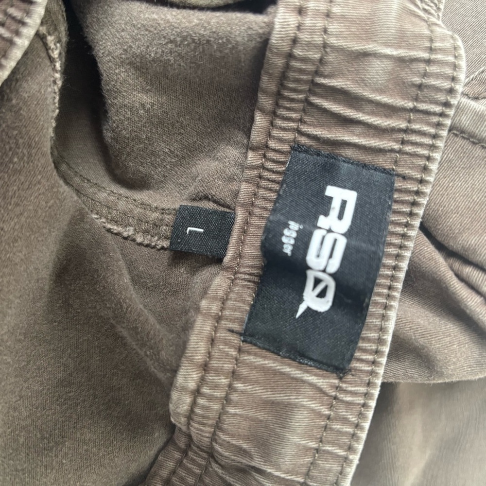 RSQ Jogger Cargo Pants Light Brown large - Picture 13 of 14